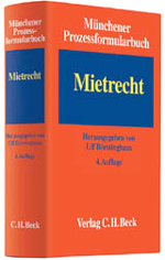 Mnchener Prozessformularbuch Band 1: Mietrecht