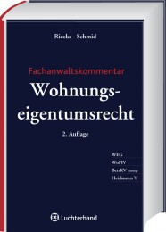 Fachanwaltskommentar Wohnungseigentumsrecht Fachanwaltskommentar Wohnungseigentumsrecht