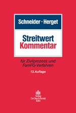 Streitwert-Kommentar